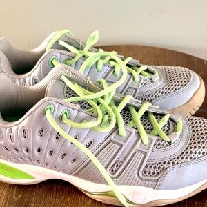 Prince T22 Grey/Mint Women's Shoes. Size 11